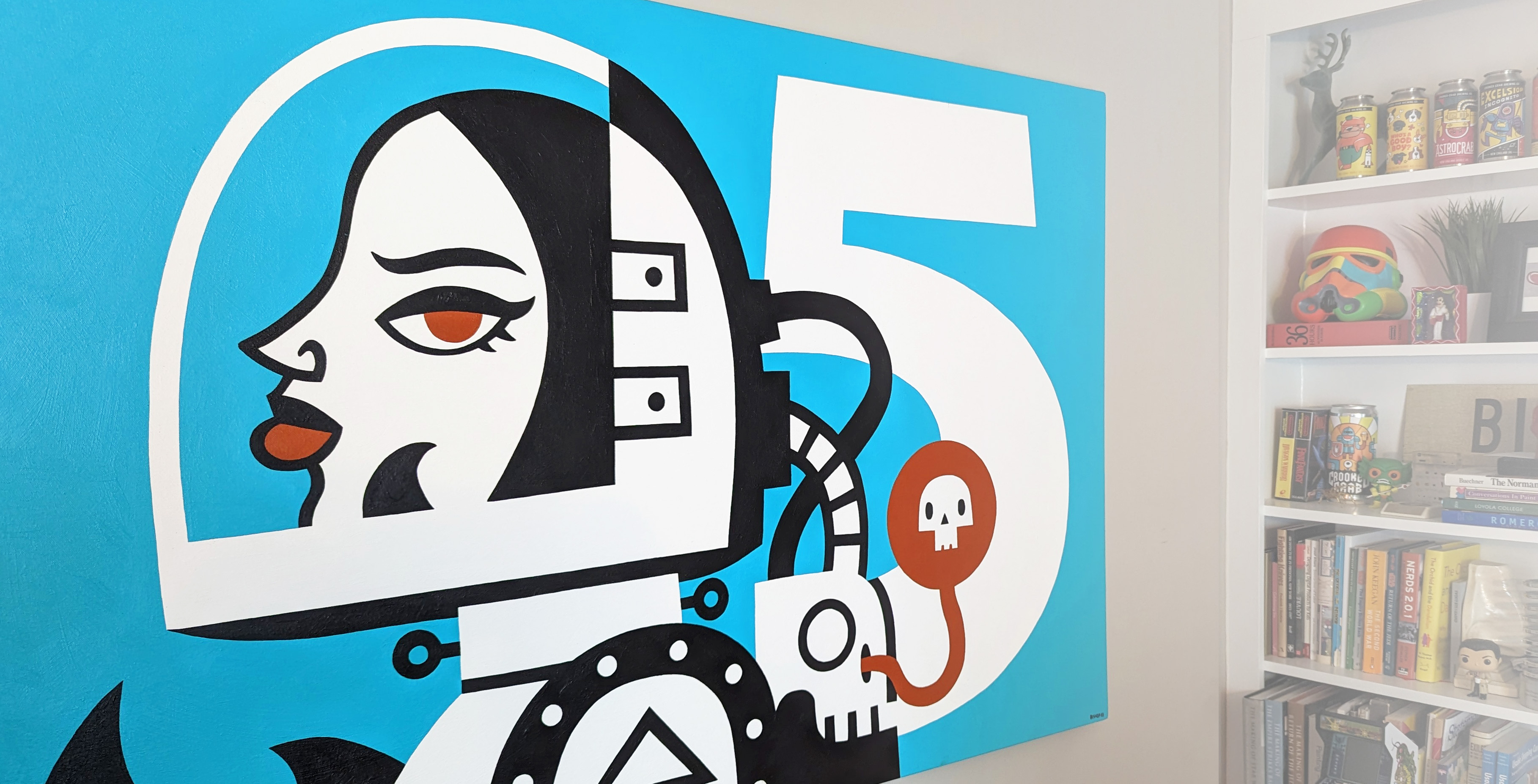Pop art paintings by Chris Bishop